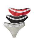 Стринги Calvin Klein Underwear, Mottled Grey/Red/Black - фото