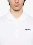 Рубашка поло с вышитым логотипом Alexander McQueen, белый - фото 4