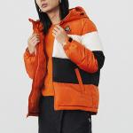 Пуховик унисекс оранжевый Vans, оранжевый - фото 3