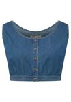 Топ Ulla Popken Top, Blue Denim - фото 5