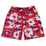 Шорты Denim Tears Camo Cotton Wreath Mesh Shorts, Red - фото