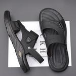 Пляжные шлепанцы мужские Captain illy, серый - фото 3