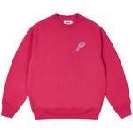 Свитер Palace P3 Glitter Crew, Berry Red - фото