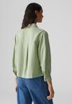 Блуза OPUS Button-down blouse, Green Glow/Light Green - фото 3