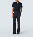 Хлопковая поло Kiton, темно-синий - фото 2