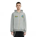 Толстовка унисекс с капюшоном, средней плотности ткани, другие Clot, серый - фото 13