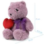 WP МЕРЧАНДИЗАЦИЯ - Мишка Мэри с сердцем (21 см) Weplay - фото 2