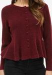 Кардиган VILA Cardigan, Winetasting/Bordeaux - фото 4