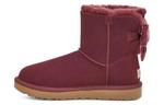 Угги женские UGG Mini Bailey Bow, бордовый - фото