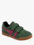 Детские кроссовки Harrier Strap Gola, Evergreen/Fuchsia - фото 2