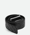 Ремень Intrecciato Bottega Veneta, черный - фото 3