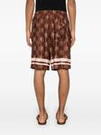 Шорты с принтом Laneus, коричневый - фото 4