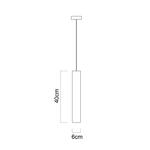 Подвесной светильник Lumicom, 6x6x40 см, черный - фото 3