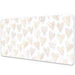 Настольный коврик тонкие сердца Tulup, синий - фото