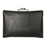 Alexander Mcqueen Женский кожаный клатч, черный - фото 3