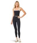 Брюки L*Space Sidelines Legging, Black/Cream - фото