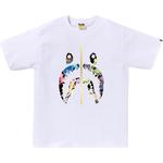 Футболка с принтом Shark A BATHING APE, белый - фото