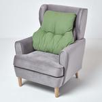 Подушка для спинки Homescapes, 15x68x58 см, зеленый - фото 2