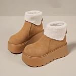 Medd Утепленные противоскользящие ботинки для женщин с эффектом увеличения роста, камель, цвет Camel - фото 9