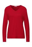 Джемпер Street One KUSCHELIGER V-NECK PULLOVER, Rot/Red - фото 4
