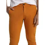 Брюки чинос Six Valves Satin Slim Fit, коричневый - фото 3