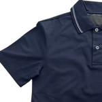 PRADA Мужская поло темно-синего цвета - фото 4