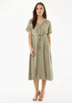 Платье-Рубашка миди Mexx, Warm Green - фото