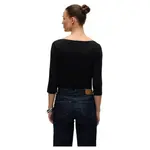 Футболка Vero Moda Fiona 3/4 sleeve, черный - фото 2