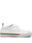 Кроссовки с полосками Thom Browne, белый - фото