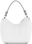 GUESS женская сумка-хобо Etel Mini, White - фото 2
