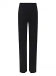 Прямые брюки MAX MARA, черный - фото
