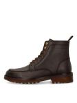 Ботинки на шнуровке MANFIELD, темно-коричневый - фото 2
