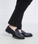 Мокасины мужские Boss кожаные, синий - фото 2