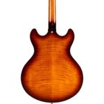 Полуполая электрогитара D'Angelico Premier DC Dark Iced Tea Burst - фото 2