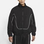 Куртка Nike MENS Throwback Multicolor Tat Basketball Stand Collar Jacket Black, черный - фото 4