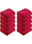 Одеяло REDBEST Fleece Wohn 10er Pack, красный - фото