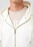 QS Белый худи на молнии - фото 4
