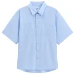 Рубашка унисекс GAP, белый - фото 5