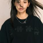 Футболка унисекс YADcrew с бесплатным стикером и маской, бежево-абрикосовая - фото 10