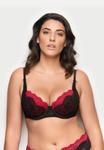 Бюстгальтер Yamamay Underwired bra, Black Ruby Floral/Black - фото 5