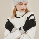 Вязаные перчатки Women's ELLE, coffee - фото 4