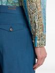 Прямые брюки из шерсти ETRO, синий - фото 4