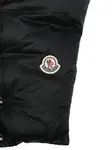Стеганый капюшон с высоким воротником Moncler, черный - фото 3