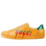 Кроссовки ace ' blade - distressed yellow' Gucci, желтый - фото