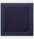 Шелковый шарф Cherryfic Valentino, Blu/Rosso/Verde/Bianco - фото