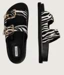 Кожаные тапочки MLAOTTIMO Marella, черный - фото 4