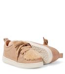 Кожаные кроссовки Sandor Donsje, Beige Leather - фото 5