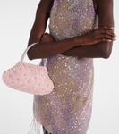 Сумка-шоппер с декором Scallop Mini Clio Peppiatt, розовый - фото 2