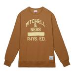 Свитшот BRANDED M&N PHYS ED CREW Mitchell And Ness, цвет Braun - фото