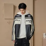 Palladium Кожаная куртка унисекс, Black Corn - фото 8